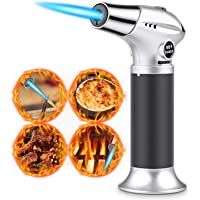 Antorcha de Cocina- RenFox Soplete de Cocina Profesional Antorcha Butano Encendedor Culinario Mini Soplete de Gas…